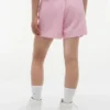 Stretch-shorts med belte for barn