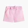 Stretch-shorts med belte for barn