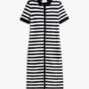 Stripe Lightweight Polo Sweater Dress