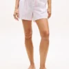 Stripe Poplin Sleep Shorts
