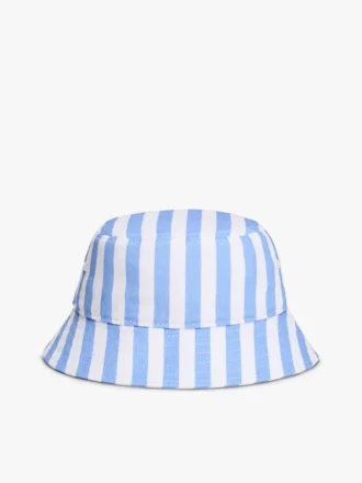 Stripet bøttehatt for barn