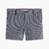 Stripet chino-shorts