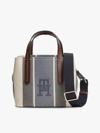 Stripet jacquard-minisatchel