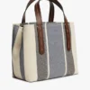 Stripet jacquard-minisatchel