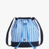 Stripet kanvasveske for barn