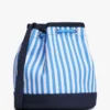 Stripet kanvasveske for barn
