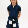 Stripet polo-kjole for barn