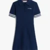 Stripet polo-kjole for barn