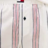Stripet poplin-bukser