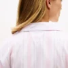 Stripet poplin-nattkjole
