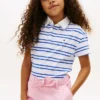 Stripet rugbypolo for barn