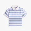 Stripet rugbypolo for barn