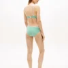 Stripet seersucker-bikiniunderdel