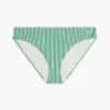 Stripet seersucker-bikiniunderdel
