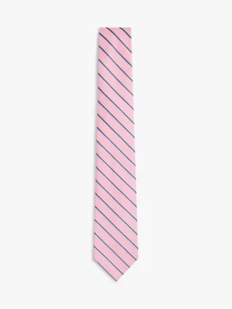 Stripet slips i lin-silkeblanding