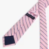 Stripet slips i lin-silkeblanding