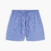Stripete poplin-shorts