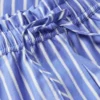 Stripete poplin-shorts