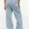 Stripete pull-on-Jeans med vid benvidde for barn