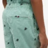 Stripete shorts med monogramlogo for barn