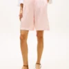 Stripete voile-bermudashorts