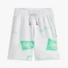 Sweatshorts med blandet logo over hele for barn