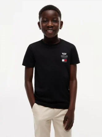 T-skjorte for barn med Tommy x Cadillac F1® Team-logo