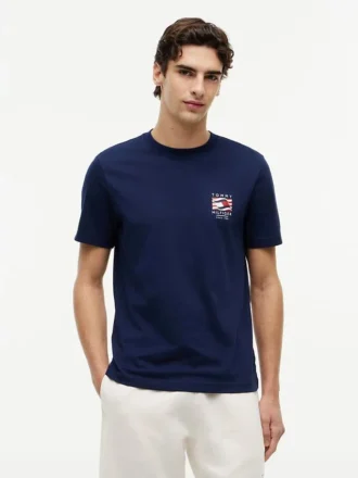 T-skjorte med Box Flag-logo