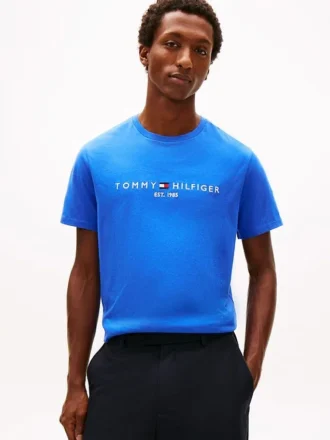 T-skjorte med brodert Tommy-logo