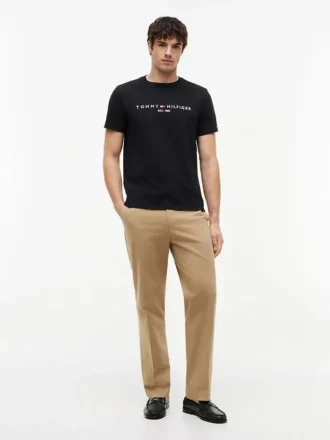 T-skjorte med brodert Tommy-logo