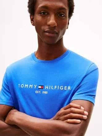 T-skjorte med brodert Tommy-logo
