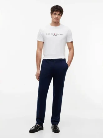 T-skjorte med brodert Tommy-logo