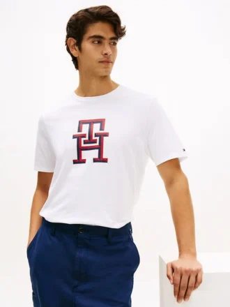 T-skjorte med monogramlogo