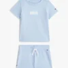 T-skjorte- og shortsett med flagglogo for babyer T-skjorte- og shortsett med flagglogo for babyer