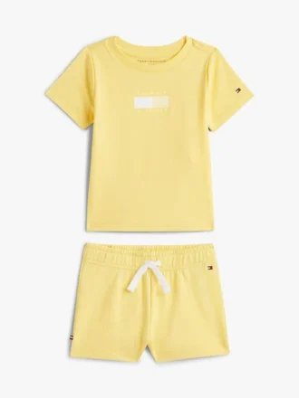 T-skjorte- og shortsett med flagglogo for babyer