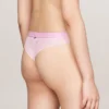 Tanga med logo og blonder