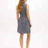TH Grid Print Crepe skjortekjole med belte