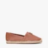 TH Monogram skinn-espadrille TH Monogram skinn-espadrille
