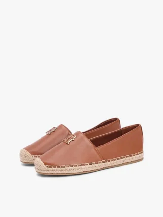 TH Monogram skinn-espadrille