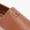 TH Monogram skinn-espadrille TH Monogram skinn-espadrille