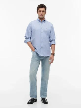 TH Performance Striped Oxford-skjorte