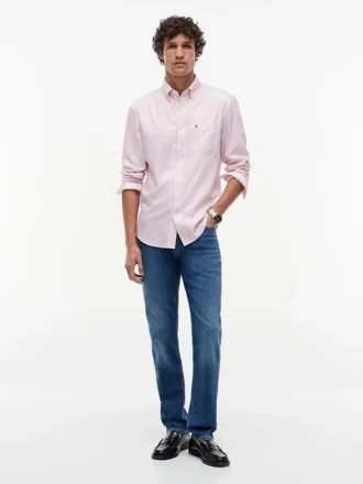 TH Performance Striped Oxford-skjorte