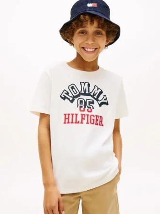 Tommy Arch-logo-T-skjorte for barn