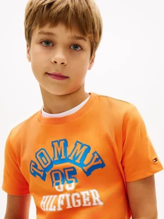 Tommy Arch-logo-T-skjorte for barn