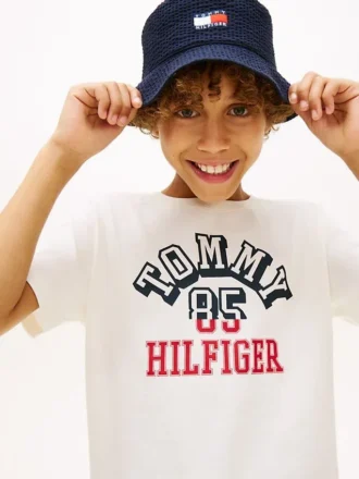 Tommy Arch-logo-T-skjorte for barn