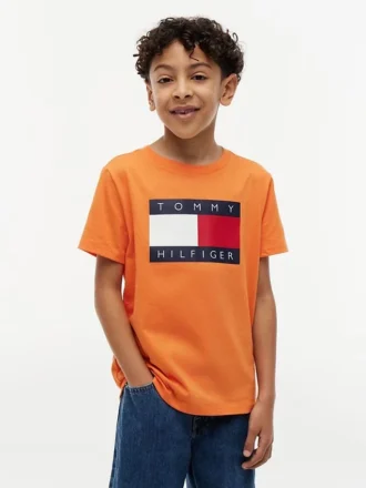 Tommy Flag Logo T-skjorte for barn