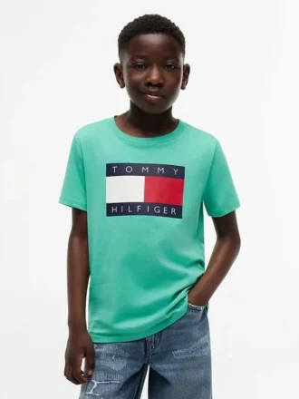 Tommy Flag Logo T-skjorte for barn