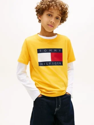 Tommy Flag Logo T-skjorte for barn