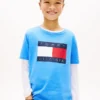 Tommy Flag Logo T-skjorte for barn