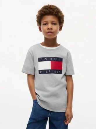 Tommy Flag Logo T-skjorte for barn